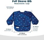 Tiny Twinkle Mess Proof Baby Bib, Full Sleeve Bib Outfit, Waterproof Bib for Toddlers, Machine Washable, Tug Proof Closure…… - Image 6